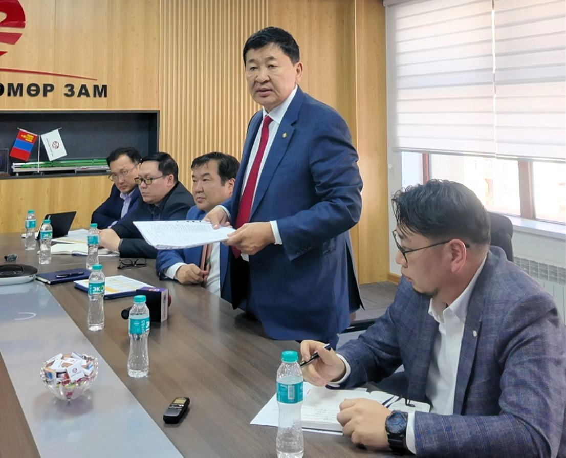 БАГАХАНГАЙ-ХӨШИГИЙН ХӨНДИЙ ЧИГЛЭЛИЙН САЛБАР ТӨМӨР ЗАМЫН ТӨСЛИЙН САНХҮҮЖИЛТИЙГ УДАХГҮЙ ОЛГОНО